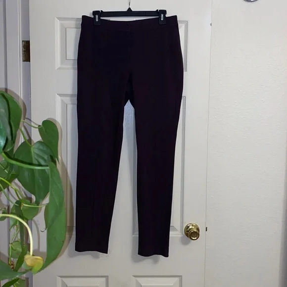 Akris Punto Maroon stretch dress pants, size 8 - Picture 1 of 8
